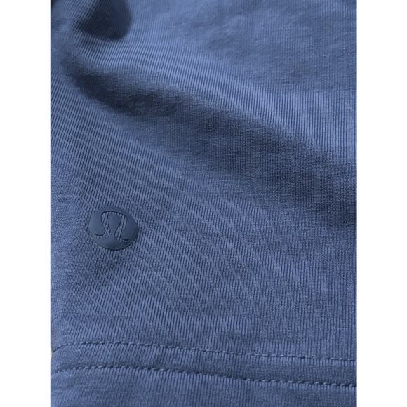 Lululemon All Yours Cropped Sweatshirt Hoodie Ink Blue Size 4 Crispy Pull Tag - Picture 4 of 9
